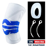 Sports Compression Knee Support Brace Patella Protector Knitted Spring
