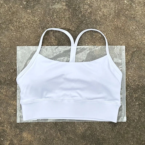 Women's Sports Yoga Bra Wth Y-back Women's Soft With Chest Pad Yoga Bra Tank Top Shockproof Breathable Underwear