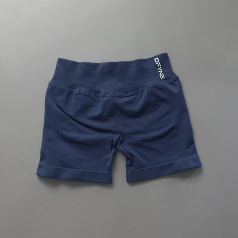 Impact Shorts Low Ribbed Band Yoga Shorts Seamless Scrunch Bum Workout