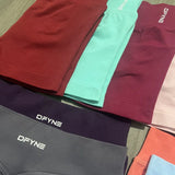 Impact Shorts with Logo 4.5'' Low Waist Seamless Yoga Shorts Scrunch Bum Gym Shorts Workout Biker Short Stretch Fitness Short