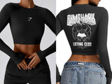 GYM Summer Long-sleeved Ice Silk Nude Short Sports Yoga Top Men's and Women's Sunscreen High-quality Sportswear