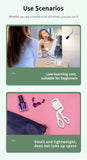 Electric Eyelash Curler USB Charging Model Fast Heating Portable Eye Lash Perm Shaping and Lasting Curling Thermal Eyelash Clip