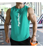2025 NEW Fitness Sports Tank Tops Men Gyms Workout Sleeveles Shirt Male Summer Loose Undershirt basketball Running men Ves