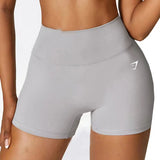 High Elastic Quick Drying Shark Peach Hip High Elastic Hip Lift Three-point Hot Pants Sports Fitness Yoga Running Shorts