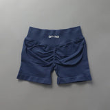 Impact Shorts Low Ribbed Band Yoga Shorts Seamless Scrunch Bum Workout