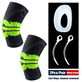 Sports Compression Knee Support Brace Patella Protector Knitted Spring