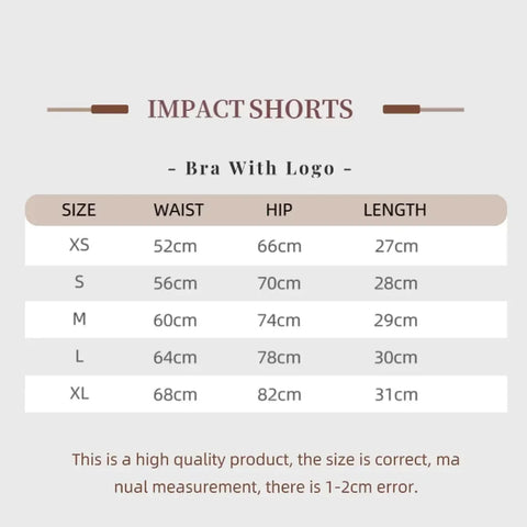 Impact Shorts with Logo 4.5'' Low Waist Seamless Yoga Shorts Scrunch Bum Gym Shorts Workout Biker Short Stretch Fitness Short