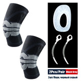 Sports Compression Knee Support Brace Patella Protector Knitted Spring