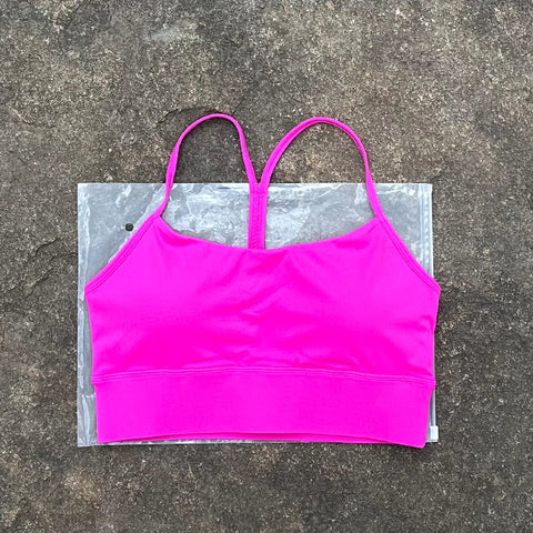 Women's Sports Yoga Bra Wth Y-back Women's Soft With Chest Pad Yoga Bra Tank Top Shockproof Breathable Underwear