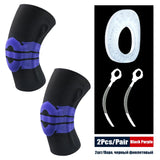 Sports Compression Knee Support Brace Patella Protector Knitted Spring