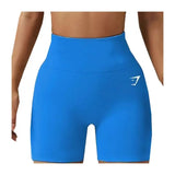 High Elastic Quick Drying Shark Peach Hip High Elastic Hip Lift Three-point Hot Pants Sports Fitness Yoga Running Shorts
