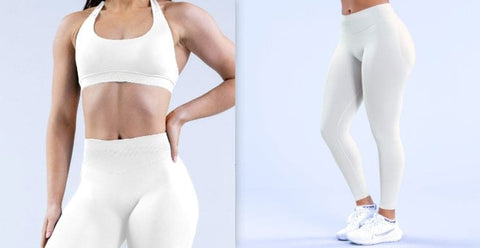 Hip Lift Low Waist Fitness Seamless Yoga Trousers Impact Workout  No Logo Leggings DFYNE