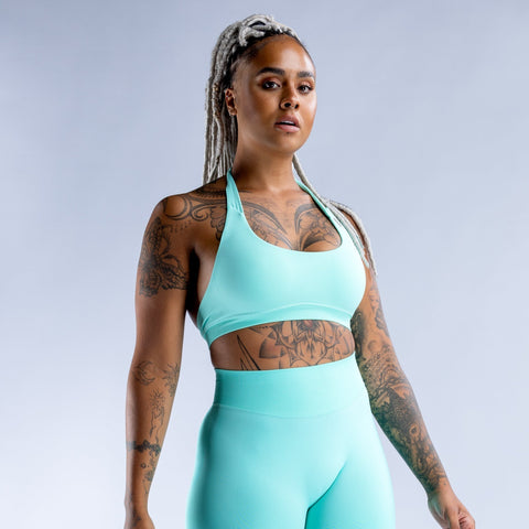 Dfyne Shorts Set Ultra-fine Extinction Nylon Halter Bra Underwear Suit DFYNE 2PCS SET With Logo