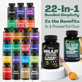 2|6pcs= Buy 2 Get 1 Free, Sports Nutrition Bundle Set, Seamoss Southern Drunk Nightonnax Capsules And Shilaijit Capsules Double Power Bundle, Super Golden Combination, Sports Nutrition, Energy Support, Bone Support, Relaxatio