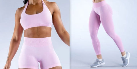 Hip Lift Low Waist Fitness Seamless Yoga Trousers Impact Workout  No Logo Leggings DFYNE