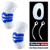 Sports Compression Knee Support Brace Patella Protector Knitted Spring
