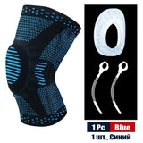 Sports Compression Knee Support Brace Patella Protector Knitted Spring